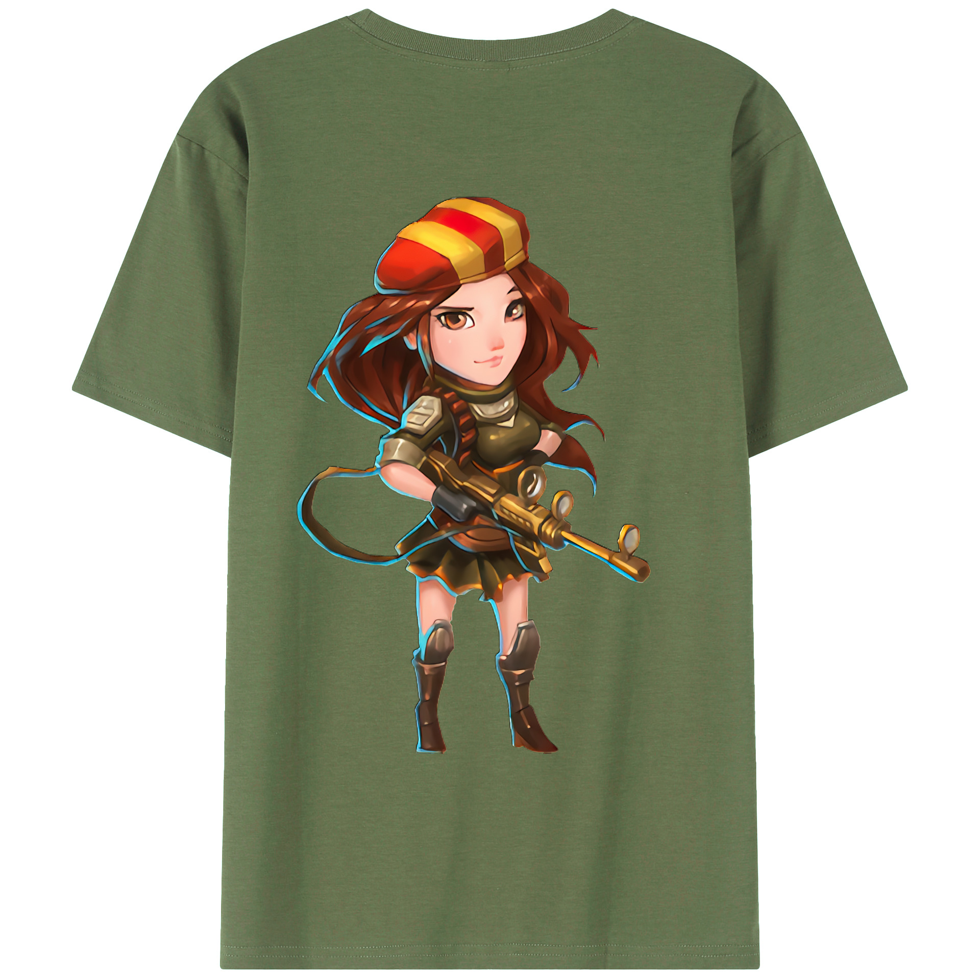 （画像用） リーグ・オブ・レジェンド League of Legends LOL 綿100％ メンズ半袖Tシャツ（バックプリント） 通気性